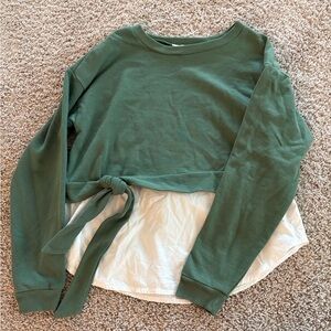 Westbound Green Dressy Top